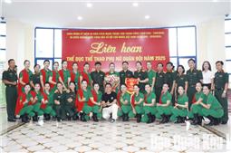 Khai mạc Liên hoan Thể dục thể thao Phụ nữ Quân đội năm 2025